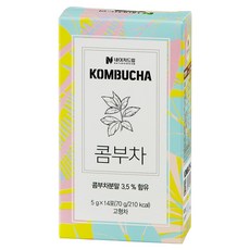 네이처드림 레몬 콤부차 스파클링 비타민C 식이섬유, 5g, 14개입, 1개