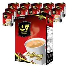 G7 三合一即溶咖啡隨身包, 16g, 18條, 12盒