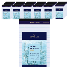 스탠다드 리갈패드 A5 50매, 화이트, 60개