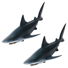 硬質帶輪鯨鯊動物公仔, 2個