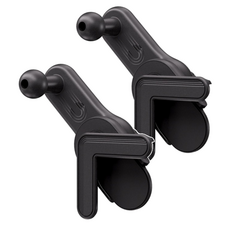 JUPAZIP Casper Electric 車用手機支架, 黑色, 2個