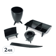 Peace Tools 桌上型收納架2號B套組, 2套, 黑色