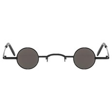 문구담 인싸 남여공용 선글라스, 블랙, 1개