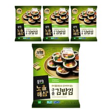 풀무원 노을해심 김밥김 20매, 44g, 4개