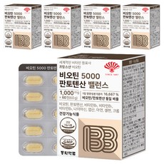 동화약품 비오틴 5000 판토텐산 밸런스, 60개, 60g, 5개