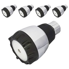 壁式鍍鉻淋浴蓮蓬頭, 5個