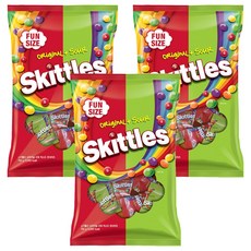 Skittles 彩虹糖 彩虹糖 經典原味+酸味, 3袋, 750g