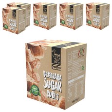 DODO 渡渡鳥 模里西斯天然蔗糖塊 紅蔗糖, 250g, 6盒