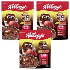 오곡으로 만든 첵스초코 매직팝핑볼, 400g, 3개