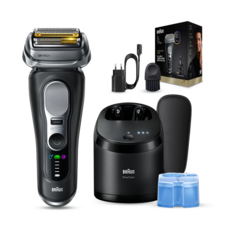 BRAUn 百靈 Series 9 PRO+ 超薄電動刮鬍刀, 黑色, 9660cc