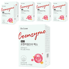 Dr.Lean WCS 輔酶 Q10 最大 30 克, 60顆, 6個