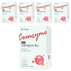 Dr.Lean WCS 輔酶 Q10 最大 30 克, 60顆, 5個