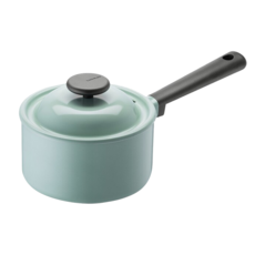 LocknLock 樂扣樂扣 玩色系 IH單柄湯鍋, 18cm, 薄荷綠, 1個
