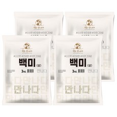 곡물을만나다 2025년산 햅쌀 백미, 3kg, 4개