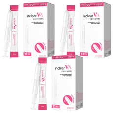 인클리어 VA 의약품 질정주입용기, WTK-01-WHITE, 3개