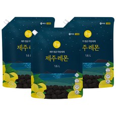 Soonsaem 洗碗精 濟州檸檬香 補充包, 1.6L, 3個