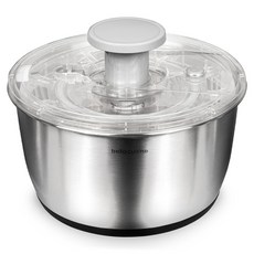 bella cuisine Easy Spin 不鏽鋼蔬菜脫水機 6L, 1個, 混合色