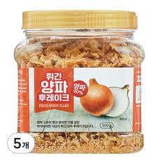 튀긴 양파 후레이크, 500g, 5개