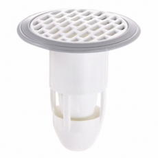 FaSoLa TPR三重防護地漏蓋 2個 8.4 x 7.7cm 1組 - 防臭防蟲 排水順暢 輕鬆安裝