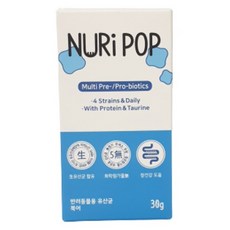 누리팝 반려동물 동결건조 유산균 영양제 30일분, 북어, 30g, 1개