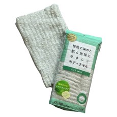 ABEICHI 植物染起泡巾 BDT I 薄荷綠 有機棉45% 聚酯纖維30% 尼龍25%, 1條, 1包