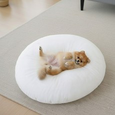 Petconomy 寵物麻糬枕頭靠墊, 白色