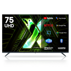 이노스 4K UHD LED 구글 3.0 스마트 TV, X75, 방문설치, 무타공 벽걸이형(추가비용발생), 190.5cm(75인치)