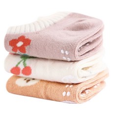 GGS KIDS 嬰兒防滑素色襪 3雙組 G352