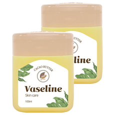 Vaseline 凡士林 可可脂光澤保濕潤膚膏 原味, 100ml, 2罐