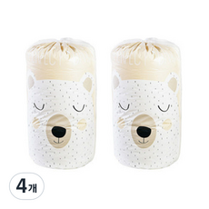 북유럽 모던 캐릭터 대용량 방수 이불 계절의류 보관 수납가방 43 x 82, 4개