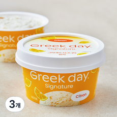 그릭데이 시그니처 유자, 100g, 3개