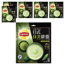 Lipton 立頓 絕品醇 日式抹茶歐蕾, 19g, 15包, 6袋