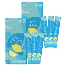Hwanggeumine 乳酸菌檸檬汁隨身包 10條入, 200g, 2盒