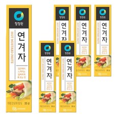 청정원 연겨자, 35g, 6개