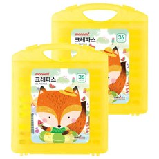 monAmi Moniju 中性蠟筆, 36色, 2個