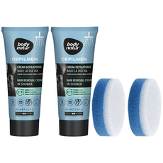 body natur 男士沐浴用除毛霜 手臂/腿部專用, 200ml, 2個