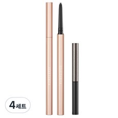 디어달리아 퍼펙트 디자이닝 아이라이너 워터프루프 펜슬 세트 13g, 4세트, 글리터 애쉬