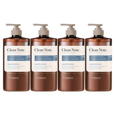 KERASYS Clean Note Pure Treatment 棉香, 1L, 4個