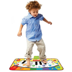 피셔프라이스 Kids Station Toys 댄싱 튠즈 뮤직 매트, 혼합 색상, 1개