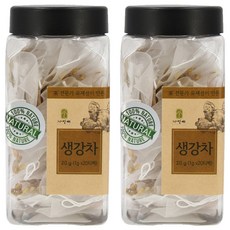 WELLNESS TEA 三角薑茶包, 1g, 20包, 2罐