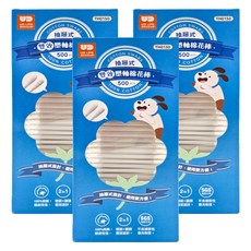 UdiLife 優的生活大師 UD 抽屜式雙效塑軸棉花棒 方便抽取 雙效棉頭, 500支, 3盒