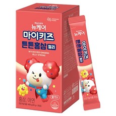 DAESANG Wellife My Kids紅蔘果凍條 草莓口味, 20包, 20g, 1盒