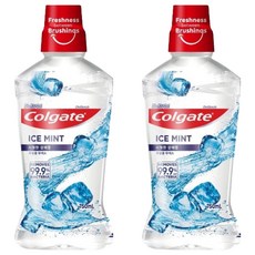 콜게이트 마우스워시 아이스 민트, 750ml, 2개