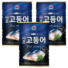 사조 고등어 통조림, 300g, 3개