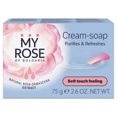 MY ROSE 乳霜皂 經典玫瑰, 75g, 1個