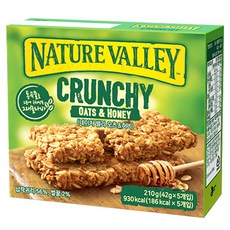 네이처밸리 크런치 오츠 앤 허니 바, 1개, 210g