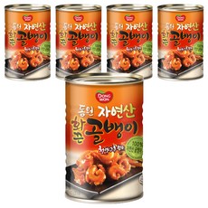 동원 화끈한 골뱅이 통조림, 400g, 5개