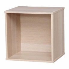 IRIS OHYAMA 愛麗思歐雅瑪 立方體組合收納櫃 CQB-35 原木色, 1個