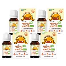 Nutri D-DAY 嬰幼兒維他命D Easy Drop活性乳酸菌, 10ml, 4個
