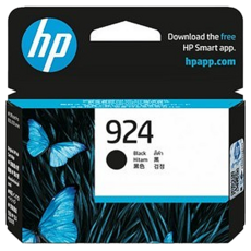 HP 924 墨水匣 原廠墨水匣 適用於HP印表機, 黑色, 1個